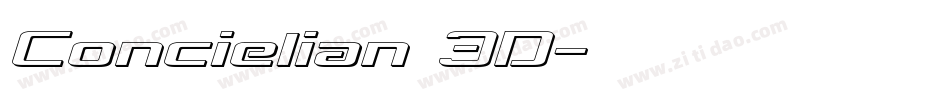 Concielian 3D字体转换